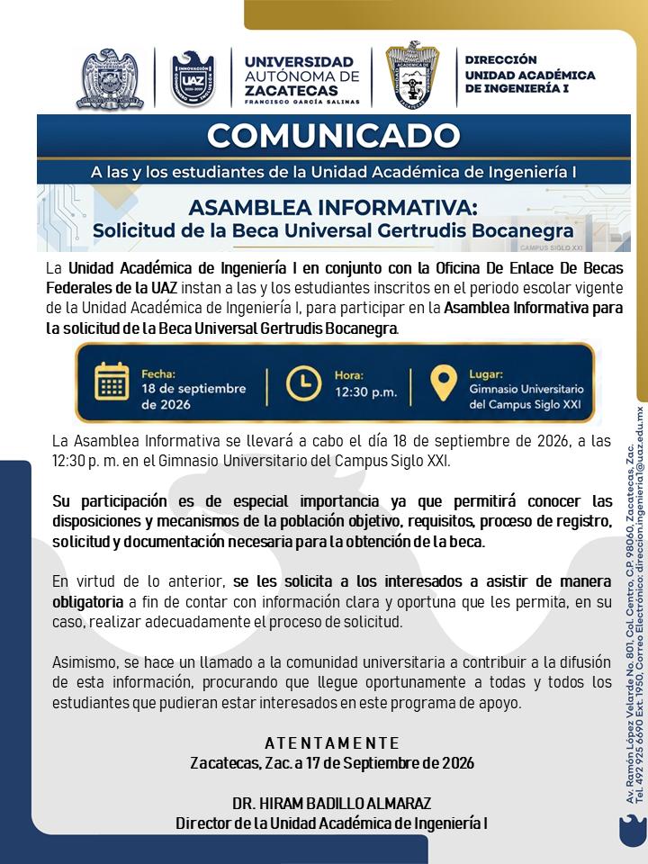 Unidad Académica de Ingeniería I, UAZ