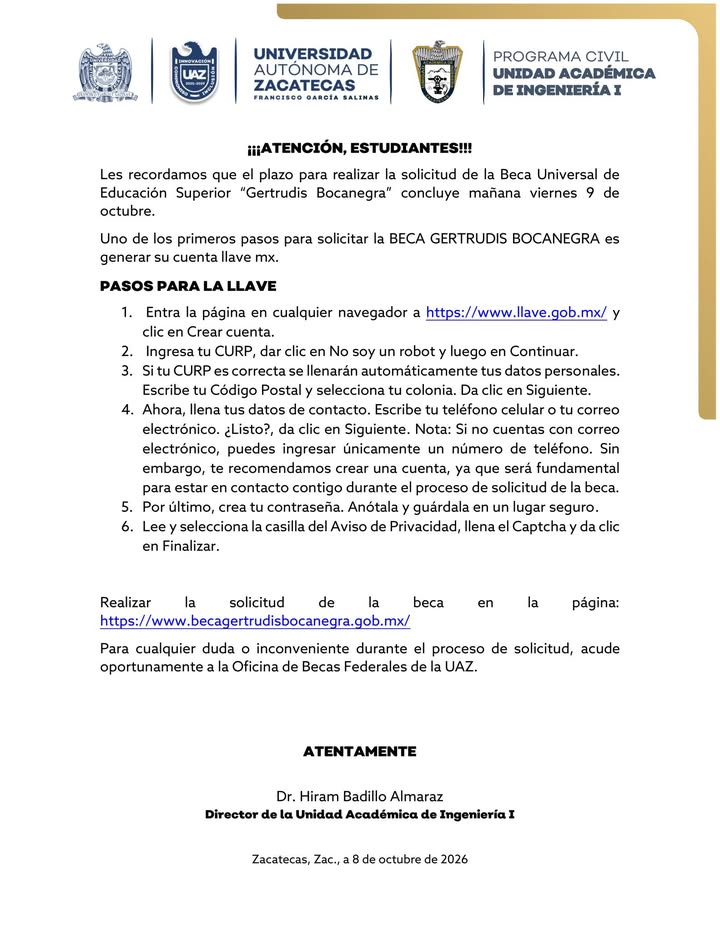 Unidad Académica de Ingeniería I, UAZ